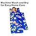 EVERYDAY KIDS Nap Mat with Removable Pillow - Roarin' Dinos - Carry Handle with Straps Closure, Rollup Design, Soft Microfiber for Preschool, Daycare, Travel Sleeping Bag - Ages 3-6 Years