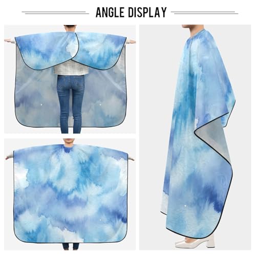 Capa de barbería impermeable para hombres Kigai Blue Haze miniatura 5