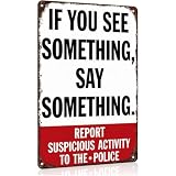 Public Safety Reminder Aluminum Metal Sign 8 x 12 Inch
