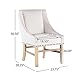 Christopher Knight Home James Fabric Dining Chair, Natural