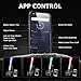 BSTSABER Upgrade App Control ANK Lightsaber, Smooth Swing 34 Sets Sound Effects 12 Light Effects and 16 Colors Change, Metal Dueling Light Saber for Adults Cosplay Gift (Pixel-ANK)
