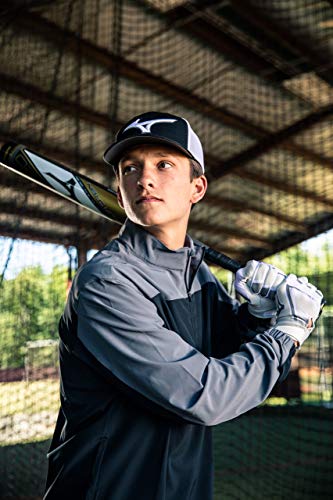 Mizuno Youth Comp Long Sleeve Batting Jacket, Royal-Shade, X-Large4