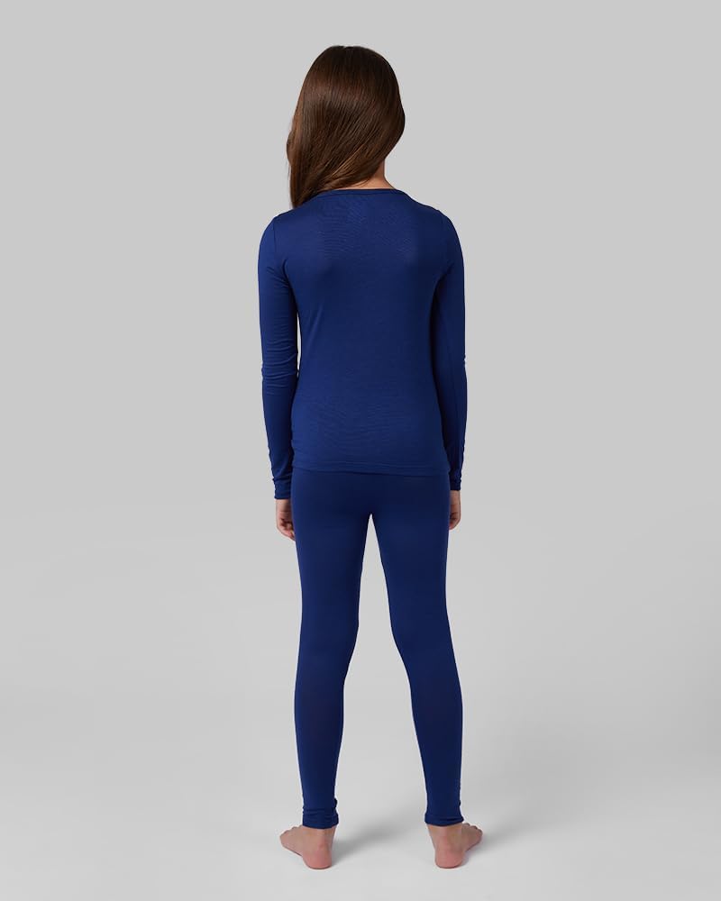 32 Degrees Heat Kids Lightweight Thermal Set – Warm Base Layer Top & Bottom for Cold Weather