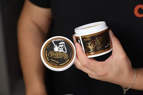 Foto von Suavecito Pomade Original Hold, Medium Hold Hair Pomade For Men, Medium Shine Water Based Wax, 4oz/113g