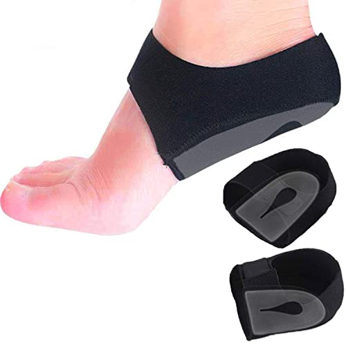 Mcvcoyh - Protezioni per tallone, per tallone, per alleviare il dolore al tallone da fascite plantare, tendinite, tacchi screpolati