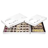 Luxury Kosher Chocolate Purim Gift Set – Premium Mishloach Manot with Halva, Crispy Crunch, Butter Blend, Coconut Logs & 32-Piece Assorted Chocolate Box – Kosher Parve Corporate Gift for Purim Gifting