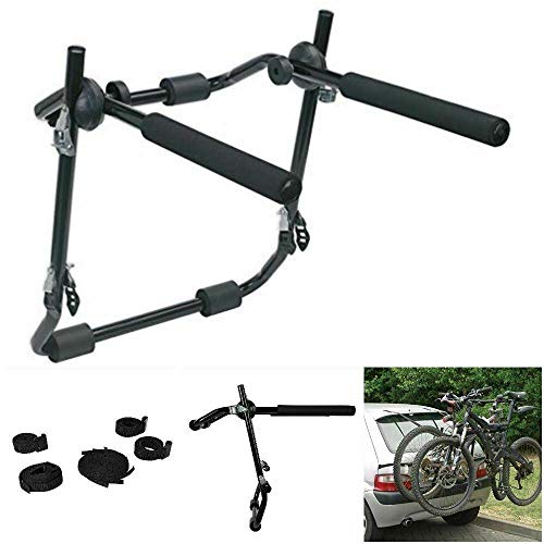 UKB4C CAR CYCLE CARRIER 2 BICYCLE BIKE RACK UNIVERSAL FITTING SALOON HATCHBACK ESTATE