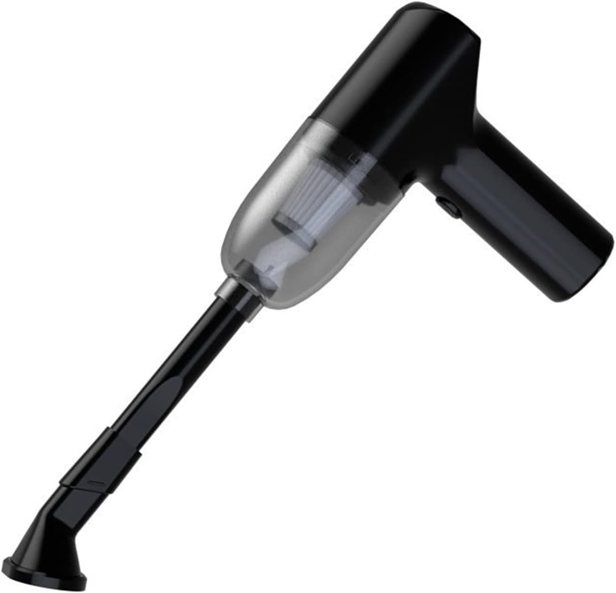 Car Vacuum Cleaner Car Wireless Charging Car Household Hand-held Small Car High Power Suction Strong Mini (Color : White)