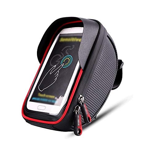 Fahrrad-Rahmen-Beutel-Fahrrad Lenkertasche wasserdichte Fahrrad-Telefon-Einfassung for iPhone XS MAX XR X 8 7 6 6S Plus-Samsung S9 LG Sony