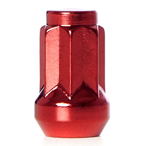 Circuit Performance Star Spline Drive Lug Nuts Red 12X1.5 (20 Piece Set) #TOP2