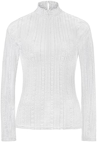 Stockerpoint Damen Nikita Trachtenshirt, Weiss, L