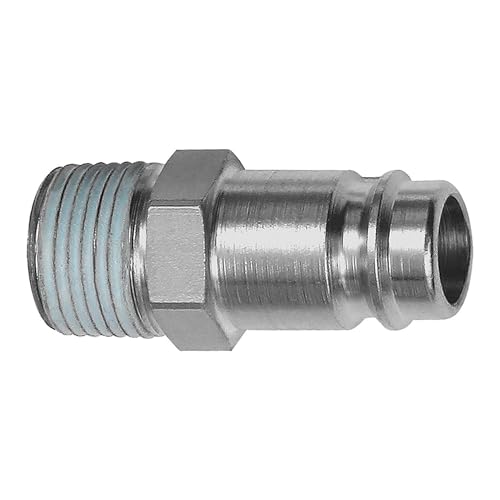 RIEGLER 107457-N 243/1 Nippel, NW 10, Stahl gehärtet/vern., R 1/4 AG PTFE beschichtet, 1Stk