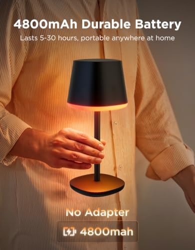 Govee Smart Cordless Table Lamp Classic (No Adapter), RGBIC Desk Lamp - 2