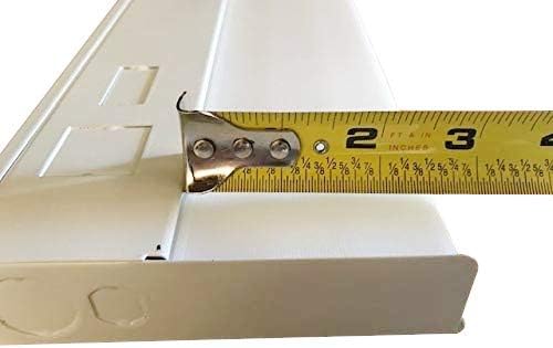 33" Lens Diffuser Under Cabinet Replacement Cover 2-3/4" x 1-1/8" x 33" Angled Edge