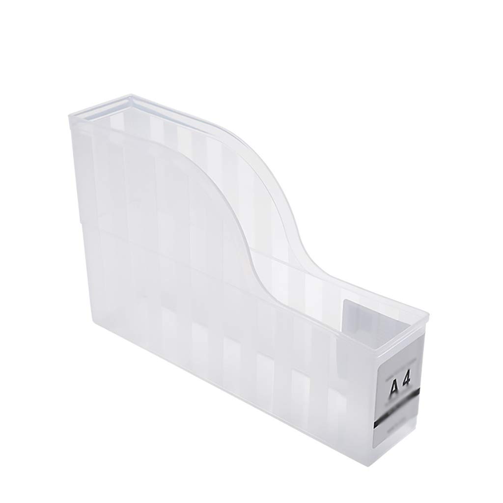 Scatola portaoggetti da scrivania Portadocumenti Verticale Trasparente Portadocumenti Multifunzione per Ufficio A4 per Uso Domestico Scatola portaoggetti in plastica