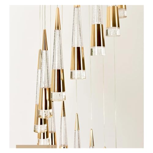 Suspension LED moderne dorée M-INI pour îlot de cuisine