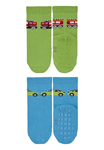 Abs Socks Double Pack Fire Brigade+Car Baby Boys ABS Socks
