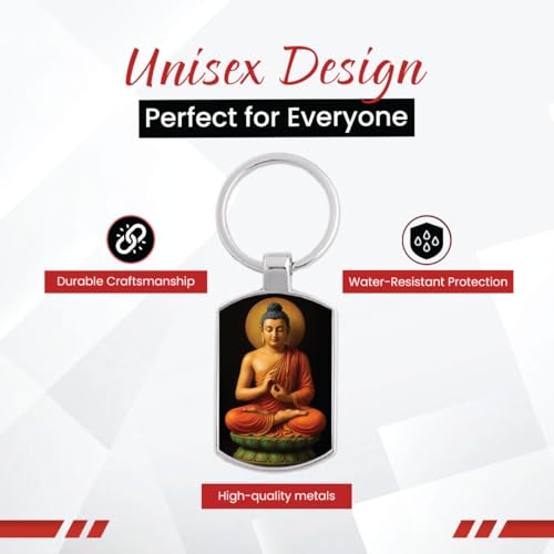 Image of Premium Printed Metal Keychain for Men & Women | High-Definition Artwork Print | Durable Key Ring for Car, Bike, Home & Office Keys | Stylish Decorative Key Holder Gift