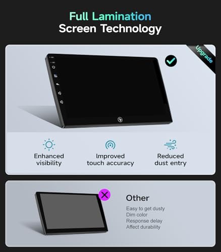 Image of 10.2 inch Car Radio Stereo for Toyota RAV4 2013-2018 - Wireless CarPlay & Android Auto | IPS HD 5G WiFi Touchscreen | GPS Navigation | Bluetooth FM with SWC | HD Backup Camera