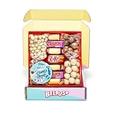 BELROS Pack Surtido Chocolates Variados. Especial Regalo Dia del Padre con Mensaje, Celebraciones y Cumpleaños. 12uds. Idea Regalo. Caja Reutilizable. Chocolate Blanco y Negro. Dulces