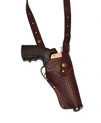 XCH Shoulder Vertical Gun Holster 1911 Type Pistol, S&W Revolvers, up to N-Frames Revolvers 3"- 4" Barrel