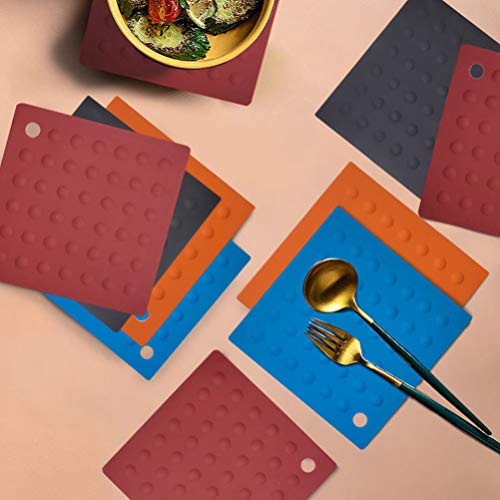 3 peças de silicone com alça quente resistente ao calor da Cabilock para frigideiras, frigideiras, f