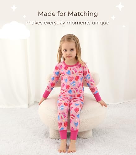 Image of Toddler Boys Girls Clothes Viscose from Bamboo Long Sleeve Top and Pants Clothing Set Soft 2Pcs Kid Outfit
