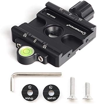 Sunwayfoto DDC-50iT 50mm Clamp Conversion Kit Convert to Arca/RRS QR Compatible with Manfrotto Tripod Ball Head Sunway