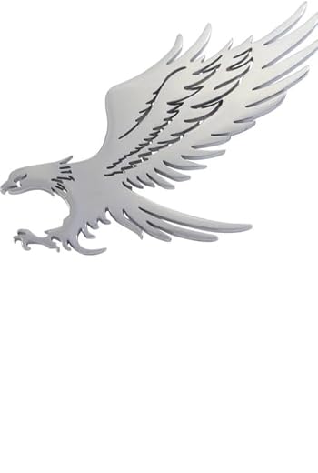 Elite Craft Stainless Steel Premium Designer Eagle Shape Brooch For Men's Fashion