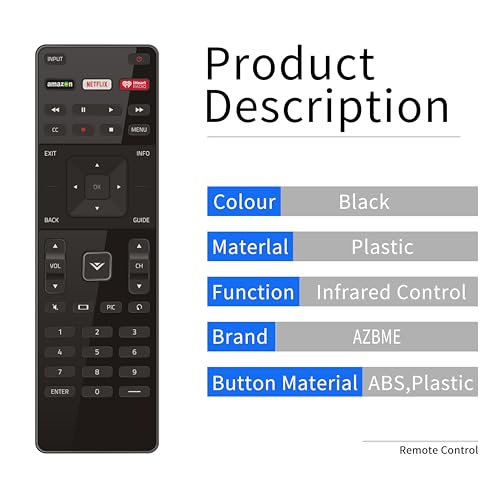 Télécommande XRT500 Vizio pour résoudre les problèmes de touches bloquées - 3