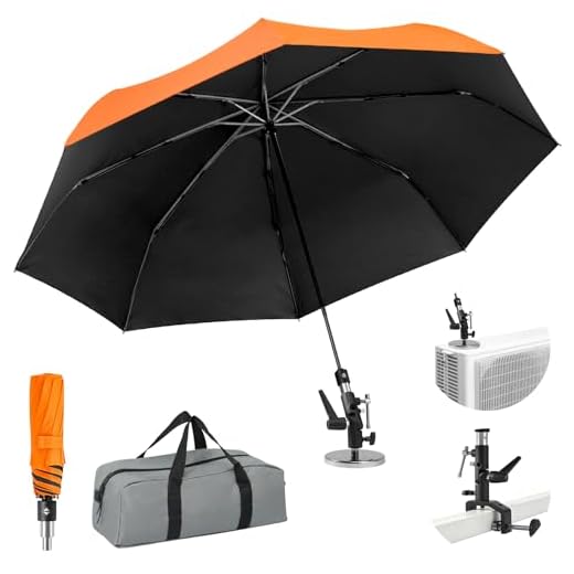 KIKIGOAL Folding HVAC Umbrella with Magnetic Base