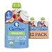 Gerber Purees Organic Banana Raspberry Yogurt Vanilla Toddler Pouch (Pack of 12)
