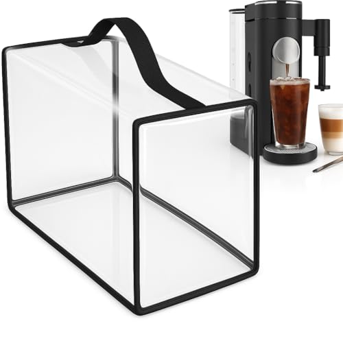 Coffee Maker Cover for Ninja Single Serve Coffee Maker,Transparent PVC Material Duty Waterproof Dust 15