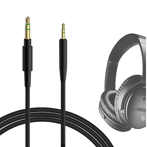 Geekria Câble audio compatible avec casque Bose QC Ultra, QuietComfort, QC SE, QC 45, QC 35 II, QC 35, Headphones 700, câble stéréo de rechange de 2,5 mm...