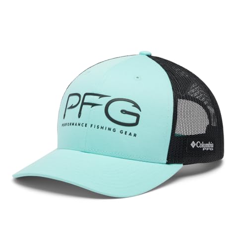 Image of Columbia Unisex PFG Fish Flag Mesh Ball Cap