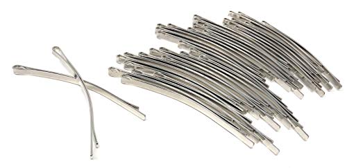 Rusoji 35 Pcs Metal Jumbo Curved Hair Bobby Pins