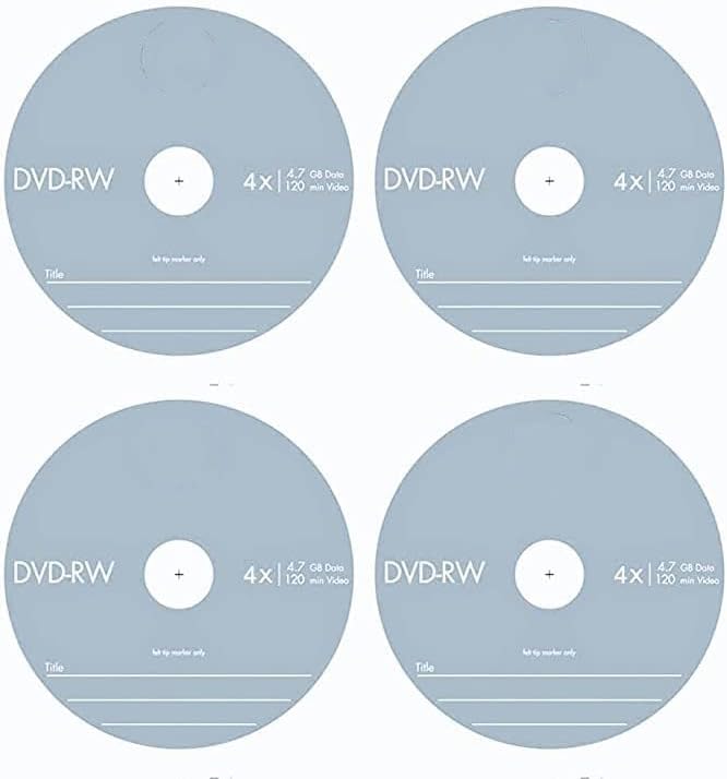 Premium Brand DVD-RW 4.7 GB 4X Speed (Pack of 4) : Amazon.in: Computers ...