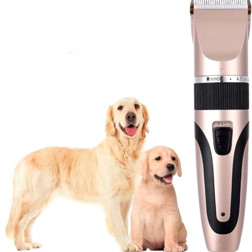 Máquina Cortar Aparador Para Tosar Pets Cachorros E Gatos Sem Fio Recarregável Elétrica Para Todos T