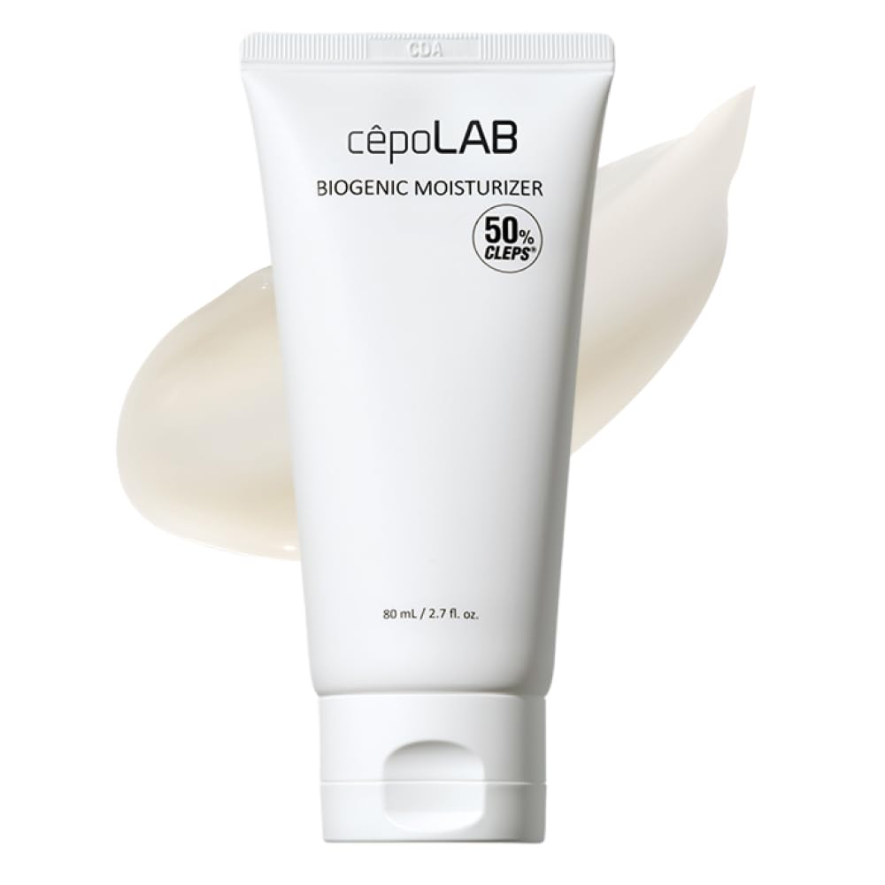 Biogenic Moisturizer with 50% CLEPS®, Daily Face Cream – Long-Lasting Hydration, Korean Skincare for All Skin Types, 2.7 fl.oz