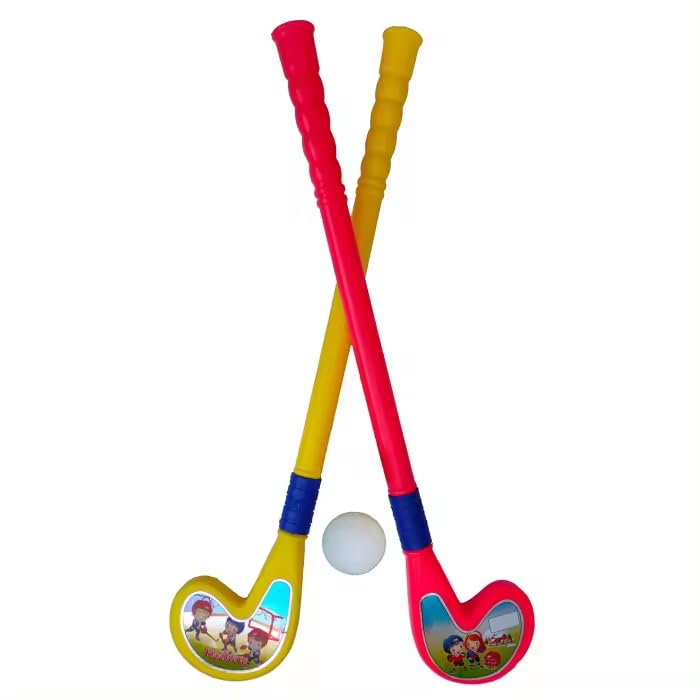 Majik Kids Hockey with Ball Set | Kids Outdoor Sports Hockey Sticks Set Games| Indoor Outdoor Hockey and Ball Set Toy for Kids Boys and Girls (B08BG2J9RW) Amazon Price History, Amazon Price Tracker