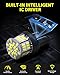 AUXLIGHT 7443 LED Bulbs 54-SMD 300% Super Bright 7444 7440 T20 922 7442 W21W LED Light Replacement for Car Truck Backup Reverse Brake Tail Turn Signal Lights, Xenon White(Pack of 6)
