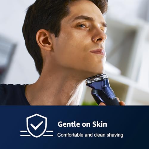 Rechargeable Electric Razor for Men: IPX6 Waterproof Shaver - 1.5H Fast Charge, 4D Flex Precision Blades with Pop-Up Trimmer - Gentle on Sensitive Skin, Perfect for Travel - Image 5