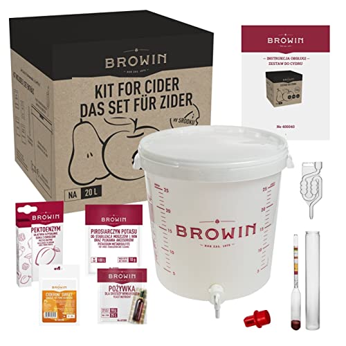 Browin Das Set für Zider 20L STARTERSET WEINSET ZIDER...