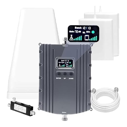 Cell Phone Booster for Home Office with 2 Indoor Antennas| Boosts 5G & 4G LTE | Cell Phone Signal Booster for All U.S. Carriers with Band 2/4/5/12/13/17/25/66| Up to 8000 Sq.Ft | | FCC Approved