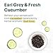 ATTITUDE Body Soap Bar, Natural Origin, Protects and Softens Dry Skin, Watercress, Indian Cress & Olive Oil, EWG Verified & Vegan, Earl Grey & Fresh Cucumber, 4 Oz