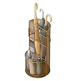 Design élégant pour les maisons modernes : Plus qu'un simple accessoire de rangement, ce porte-parapluie décoratif présente un design élégant et minimaliste qui complète tous les styles d'intérieur. Son empreinte compacte se glisse facilement dans les coins sans prendre trop de place, en faisant un ajout fonctionnel et attrayant à votre maison.