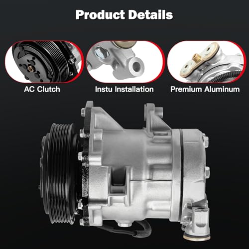 Image of Air Conditioning Compressor for Dodge Durango Dakota Ram 1500 /2500 /3500