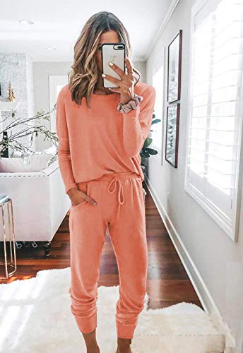 Image of Fixmatti Women Jumpsuit Low V Neck Drawstring Waisted Long Pant Romper Outfits