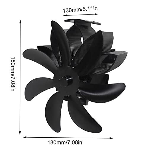 Lareira Fogão Ventilador | lareira não elétrico,fogão lareira com aquecimento silencioso 7 lâminas c
