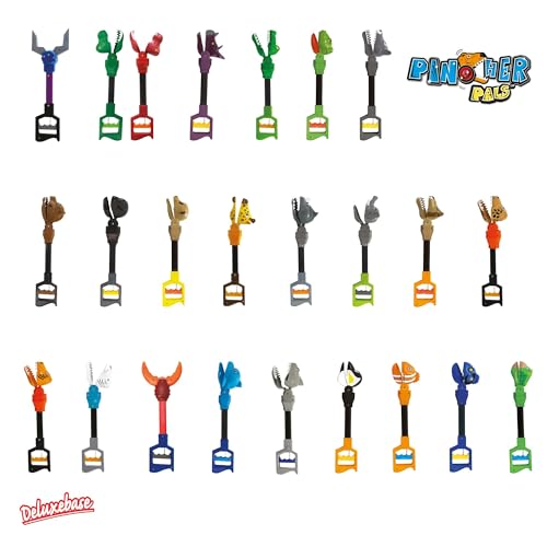 Pincher Pals - T-Rex von Deluxebase. Extra großes Greifzangen Spielzeug für Kinder. Spaßiges Greifzangenspielzeug, das perfekte Dinosaurier Geschenk!